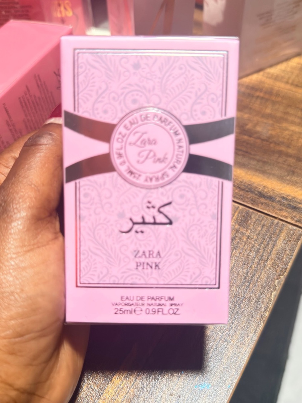 Zara Pink Eau de Parfum in Pink Packaging